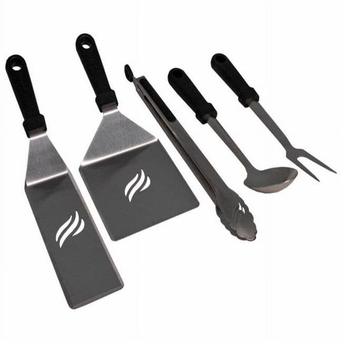 5-Piece Outdoor Cooking Griddle Tool Kit with Plastic Handle K692