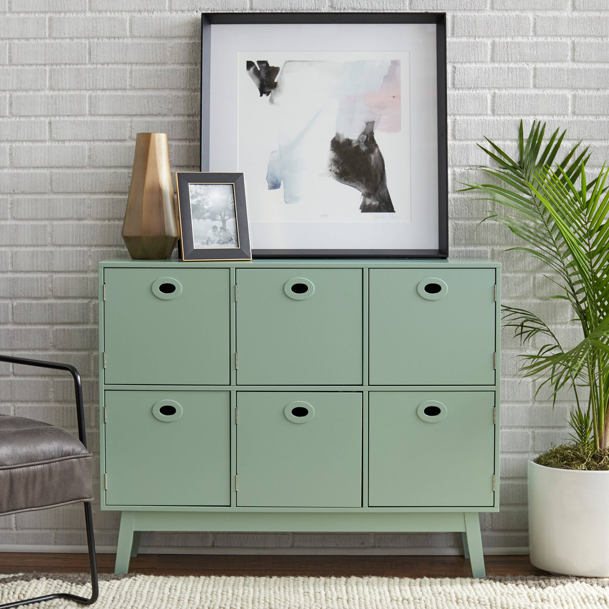 Mint Green Storage Cabinet N564511