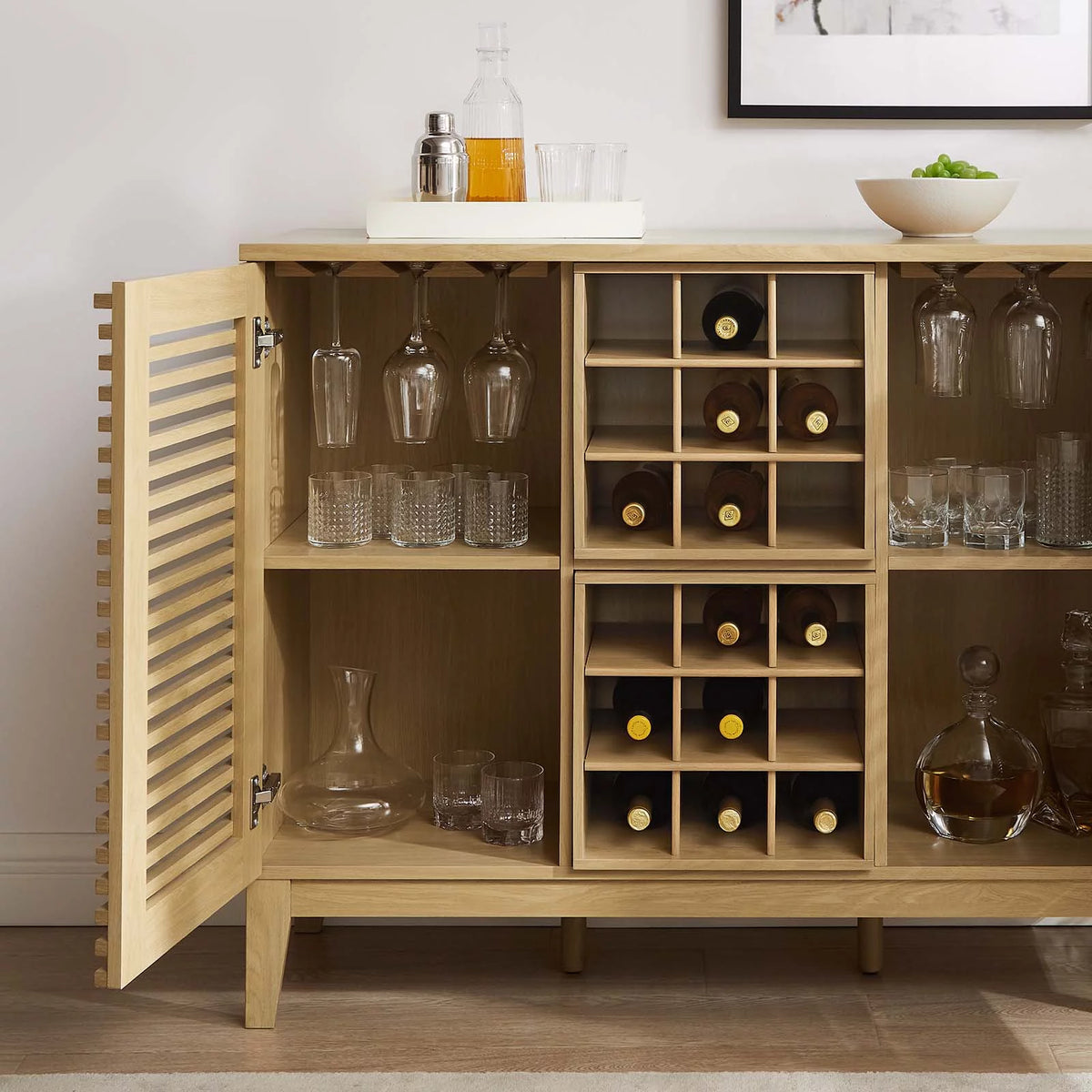 Oak Bar Cabinet O18290