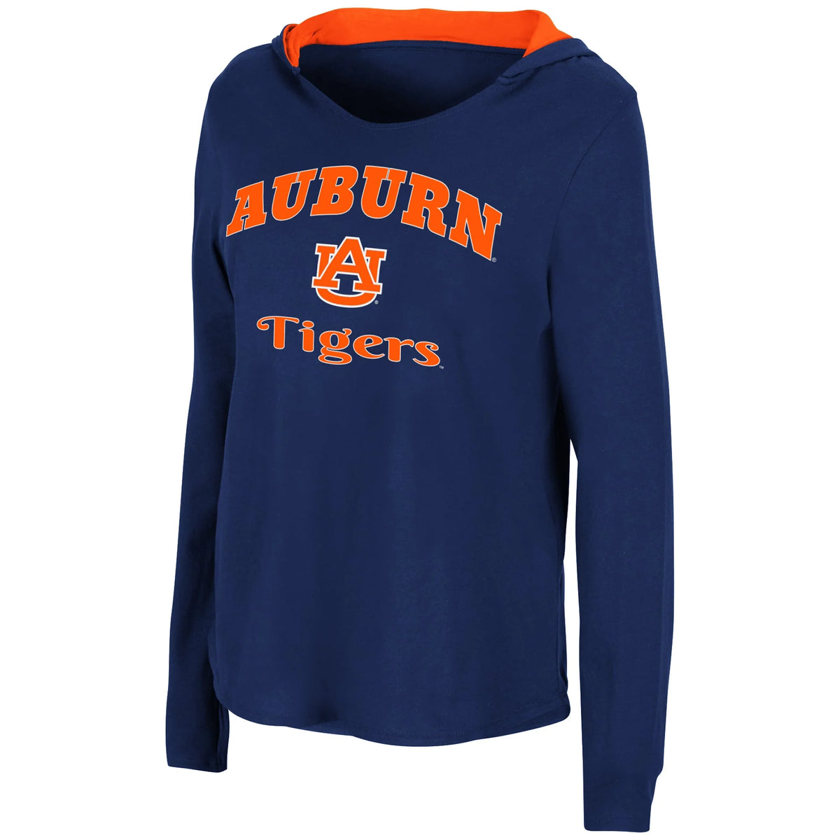 Navy Auburn Tigers Long Sleeve Hoodie E402