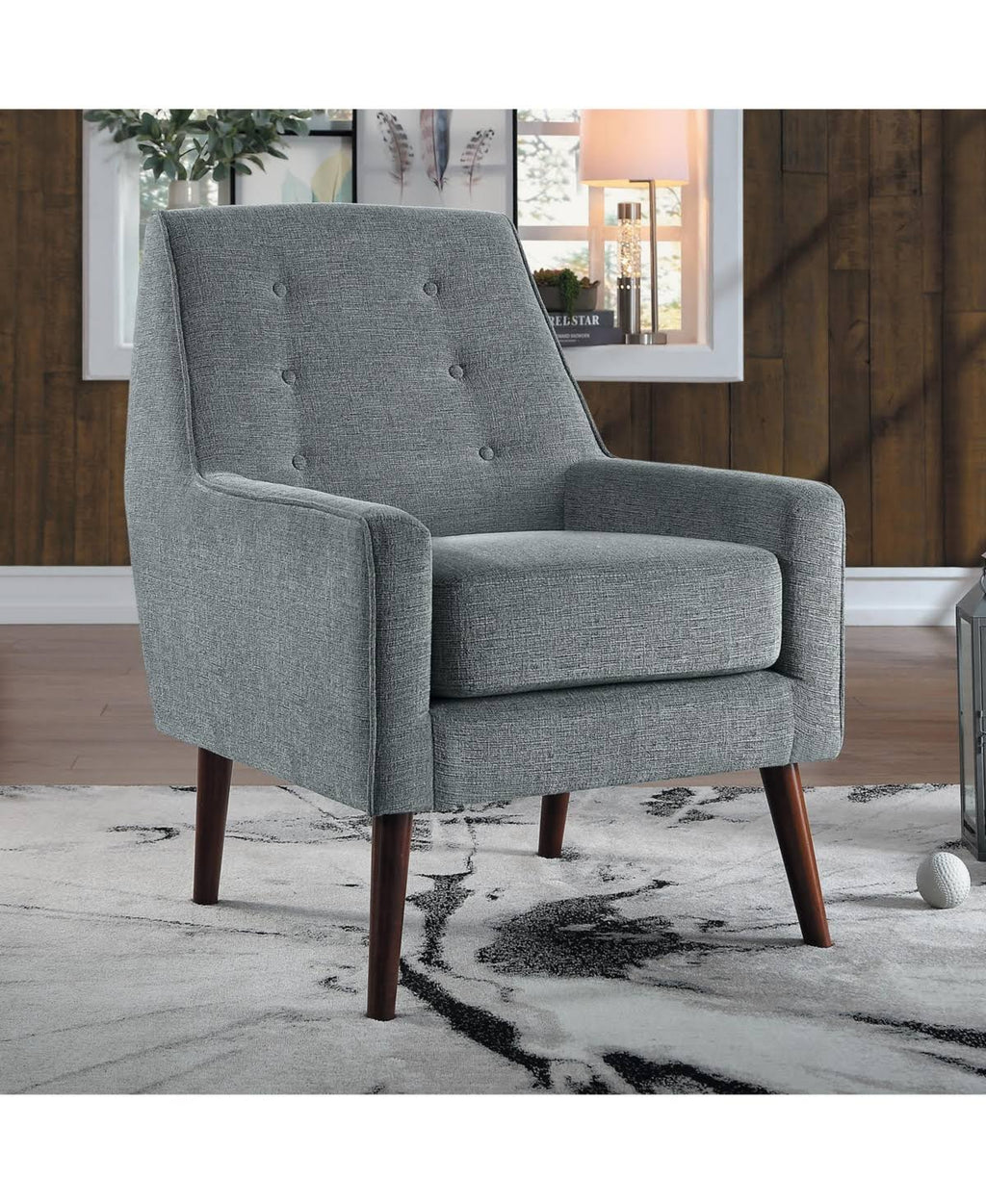 Gray Accent Chair R68064