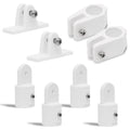 2 Bow Marine Bimini Top Set 8 Piece, 7/8 inch White Nylon Z5857