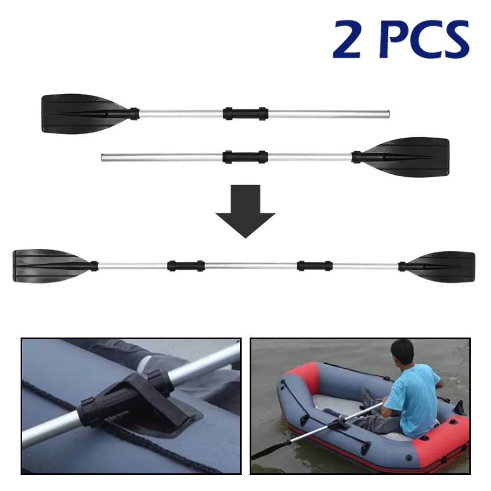 1 Pair Telescoping Aluminum Alloy Boat Kayak Paddles R361497