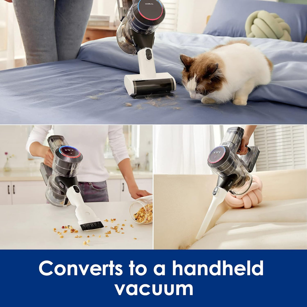 Smart Cordless Stick Vacuum Cleaner with LED Power Brush X675