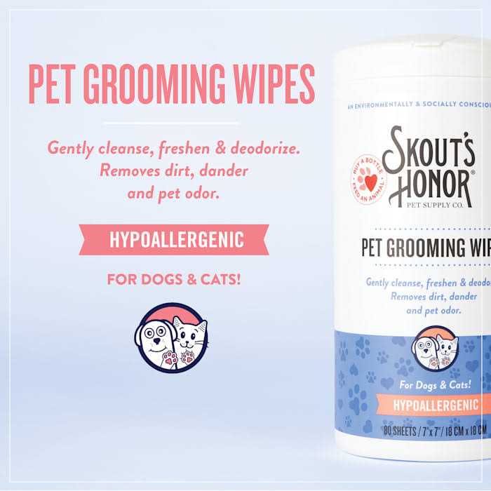 Pet Grooming Wipes B47613