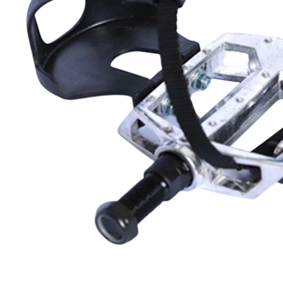 1 Pair Exercise Bike Pedals with Straps and Toe Clips V23411