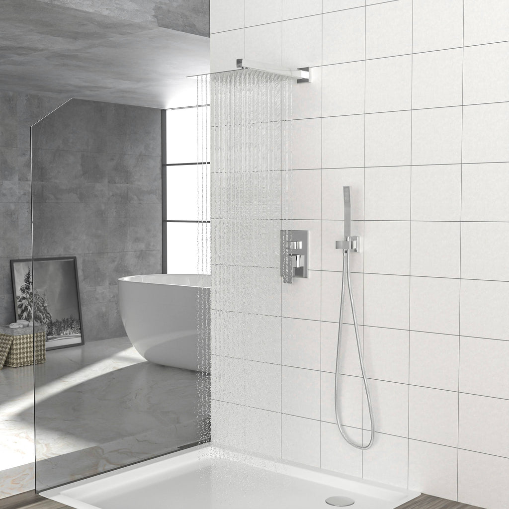 Grey Rough-In Valve Trim Kit Shower Faucet C3219