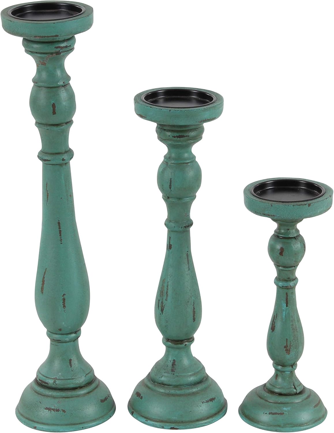 Wood Candle Holder P9319
