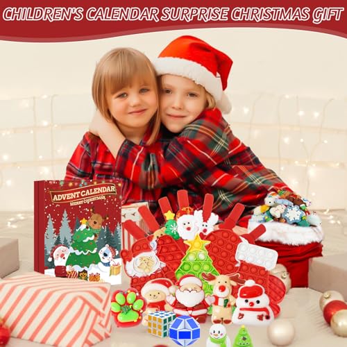 Fidget Advent Calendars 2025, 24 Days of Surprises Fidget Toys A700