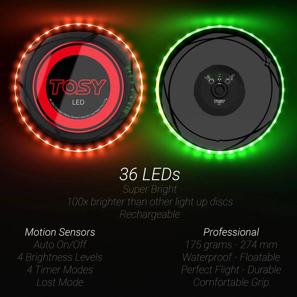 Light Up Flying Disc Rechargeable F385