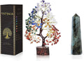 Labrodorite Crystal 7 Chakra Tree F23540
