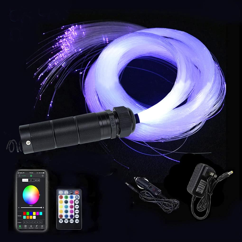Bluetooth RGBW LED Fiber Optic Star Ceiling Light Kit M452