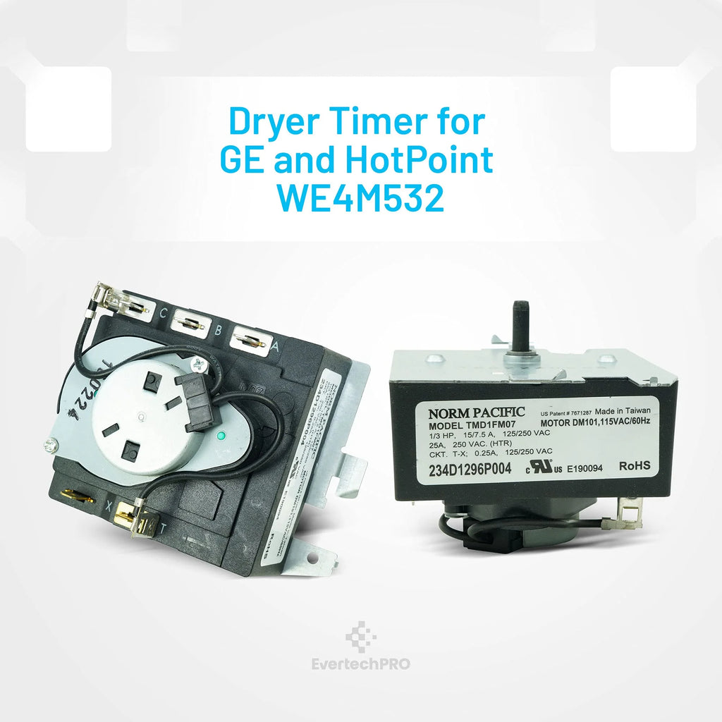 Timer Replacement for GE Dryer U5323
