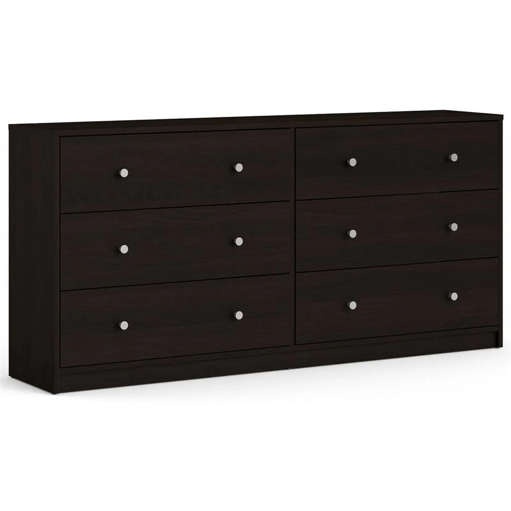 Engineered Wood 6 Drawer Double Dresser M70366