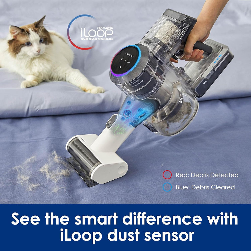 Smart Cordless Stick Vacuum Cleaner with LED Power Brush X675