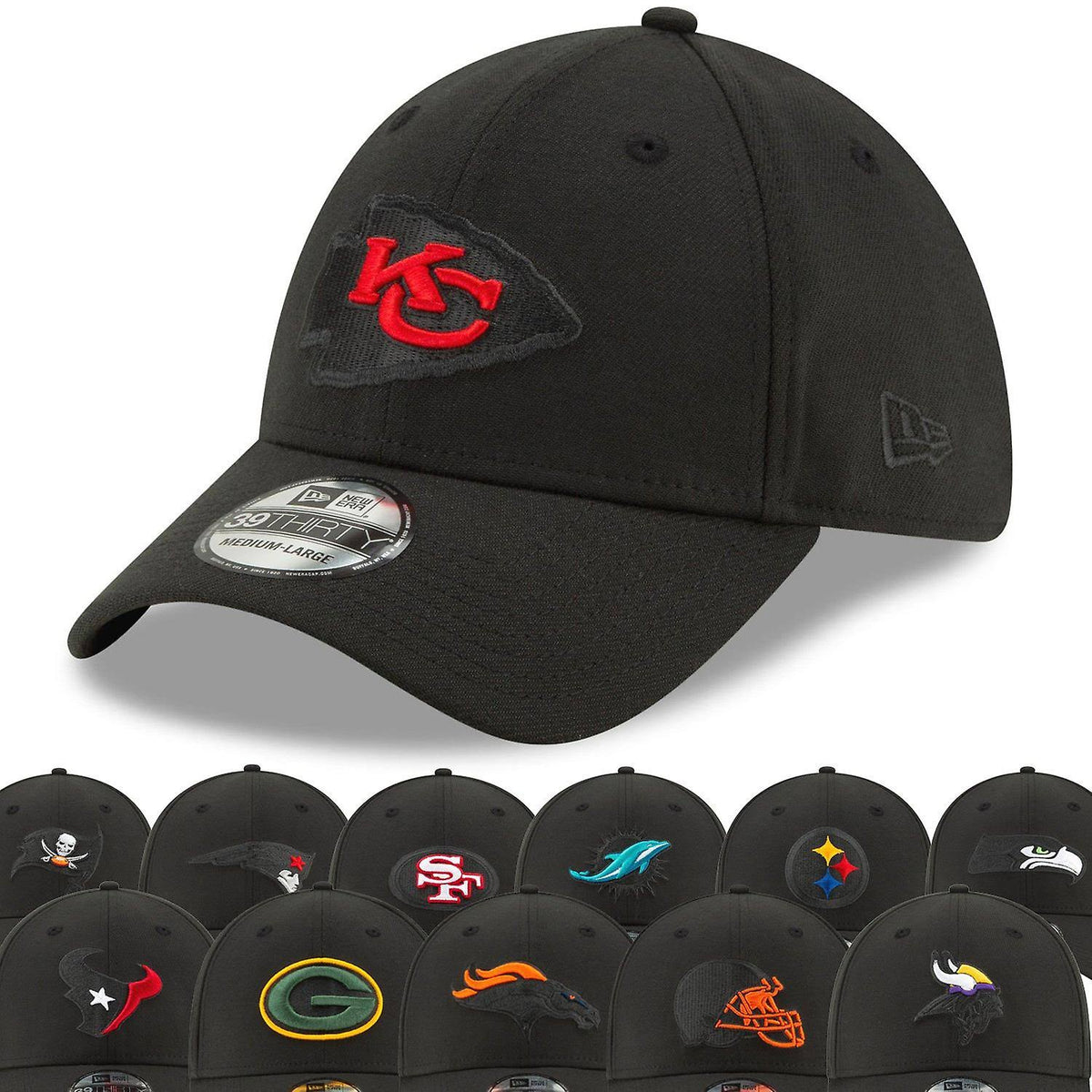 Black NFL Cap H386