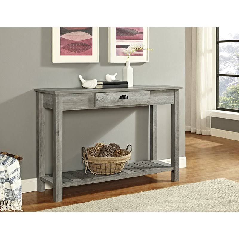 Gray Wash Console Table V837