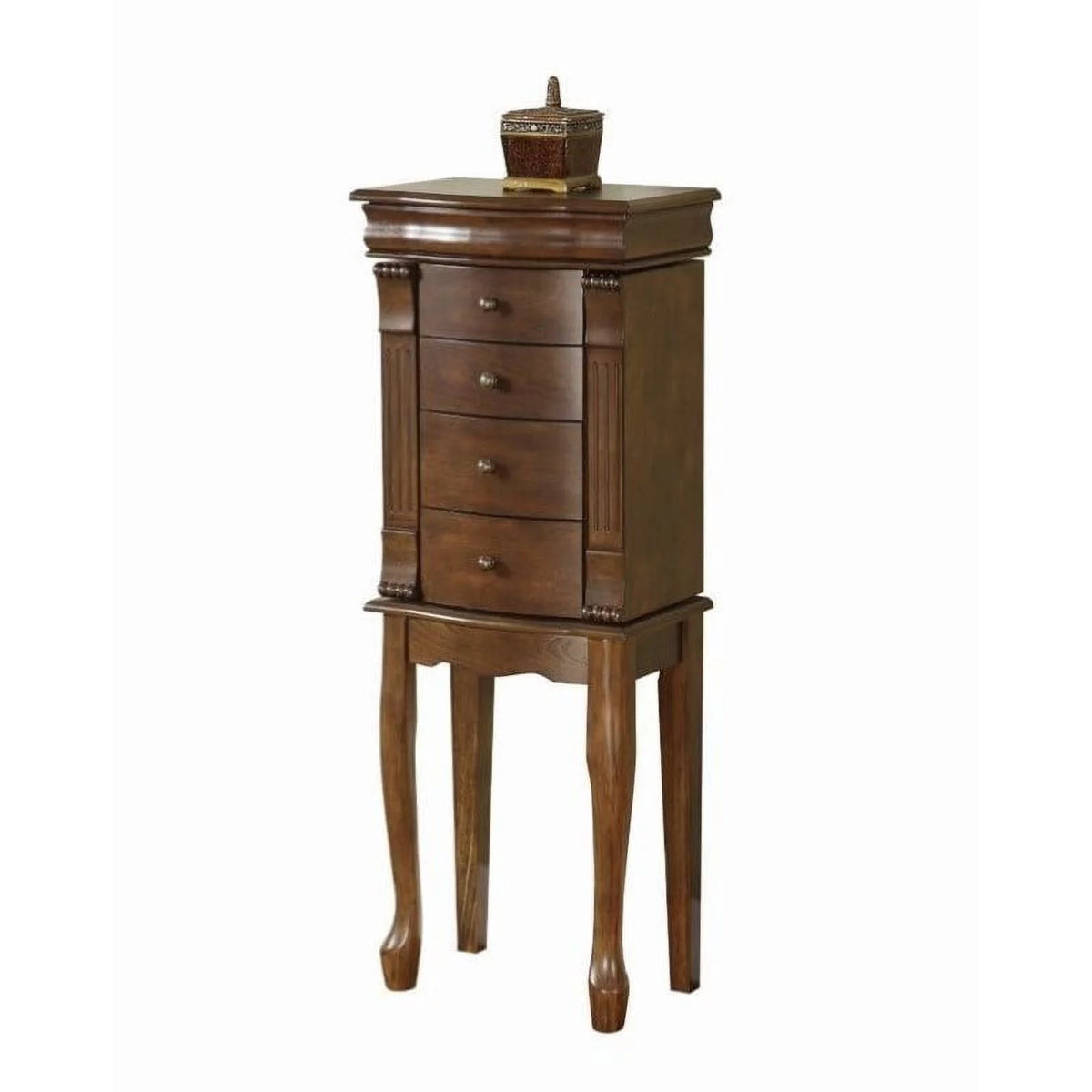 Walnut Jewelry Armoire W9946
