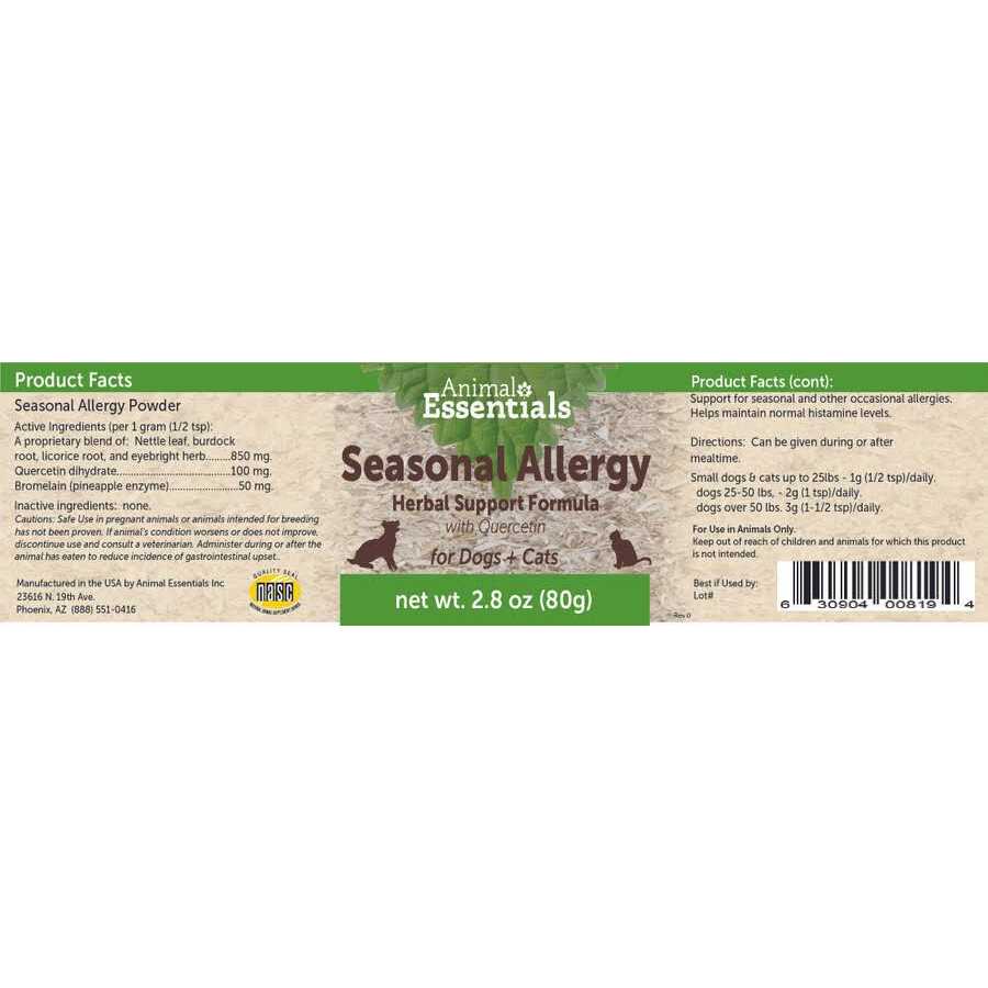 Seasonal Allergy Pet Supplies X55407
