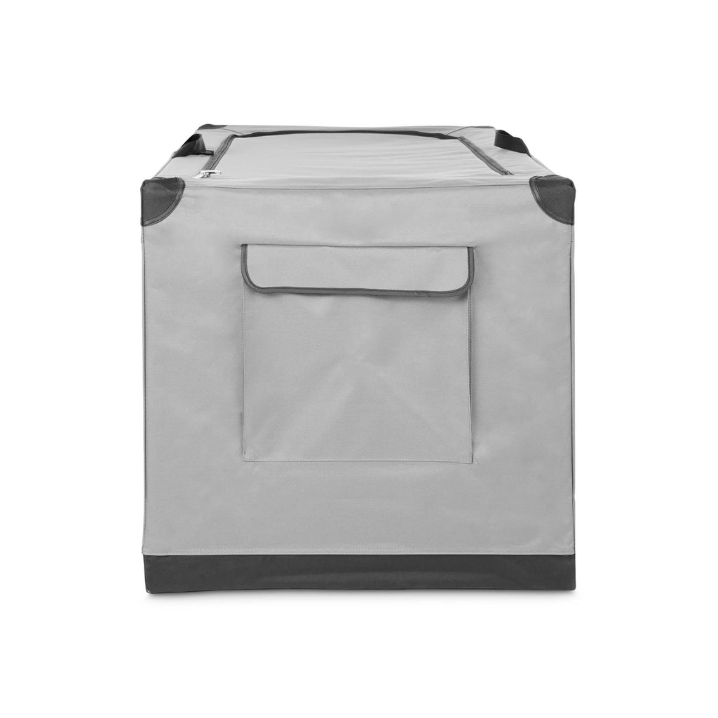 Portable Canvas Dark Grey Dog Crate C882