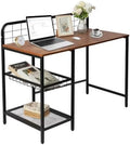 40 inch Computer Desk with 2-Tier Shelves S9682