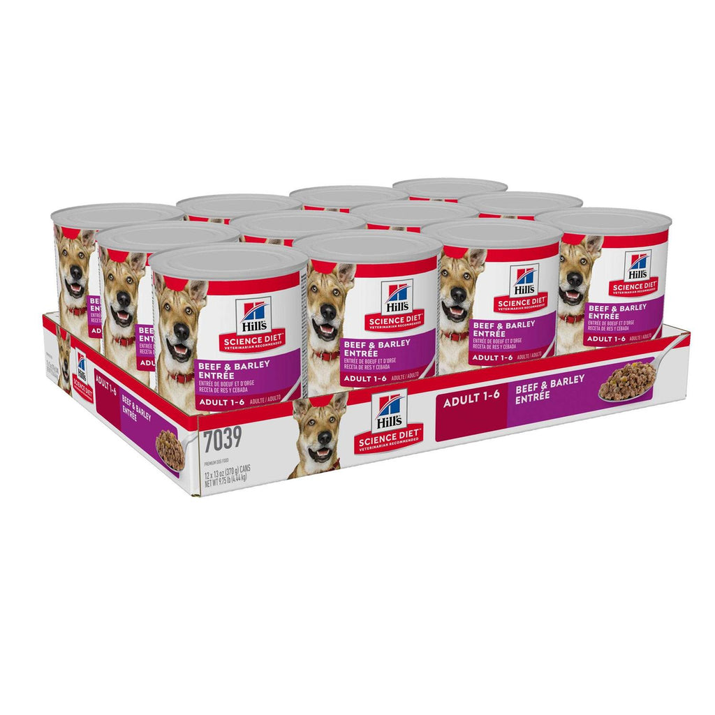 Adult Beef & Barley Entree Dog Food T239
