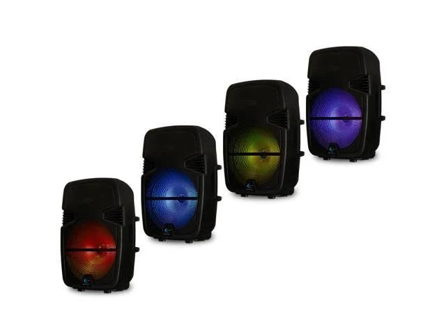 Rechargeable Wireless Loudspeaker Package with Tripod, Microphone, and Cable O905