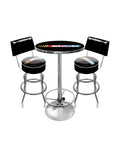 2 Stools with Back & Table K70545