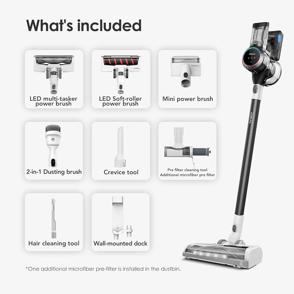 Smart Cordless Stick Vacuum Cleaner with LED Power Brush X675