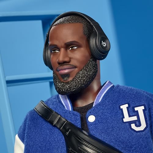 Barbie Doll with Varsity Bomber Jacket Outfit & Accessories J74080