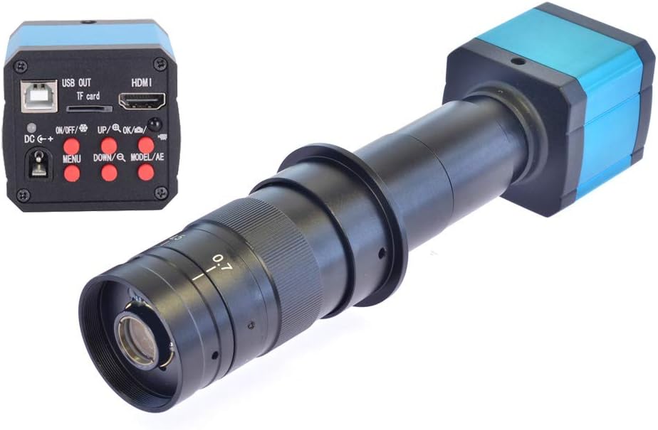 14MP HD Digital Microscope Camera with 180x Zoom Lens T397