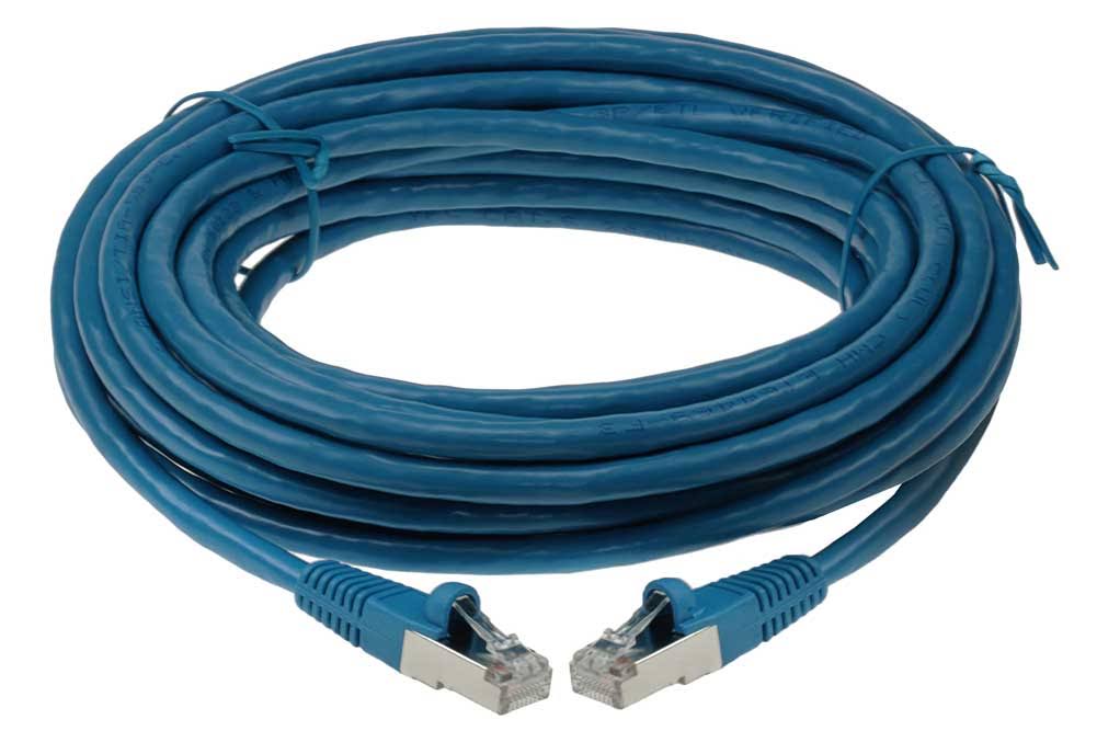 150ft Cat6 Shielded STP Ethernet Network Cable Blue L908