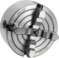 5" 4-Jaw Lathe Chuck, Plain Back, Reversible Jaws R37342