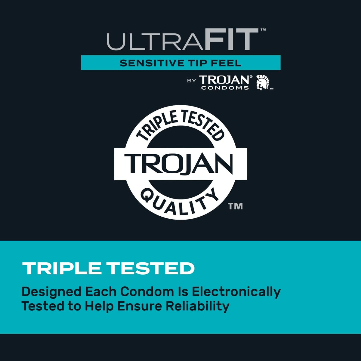 Ultrafit Sensitive Tip Condoms, 10 Count F91249