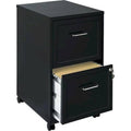 Black 2-Drawer Mobile File Cabinet Q68946