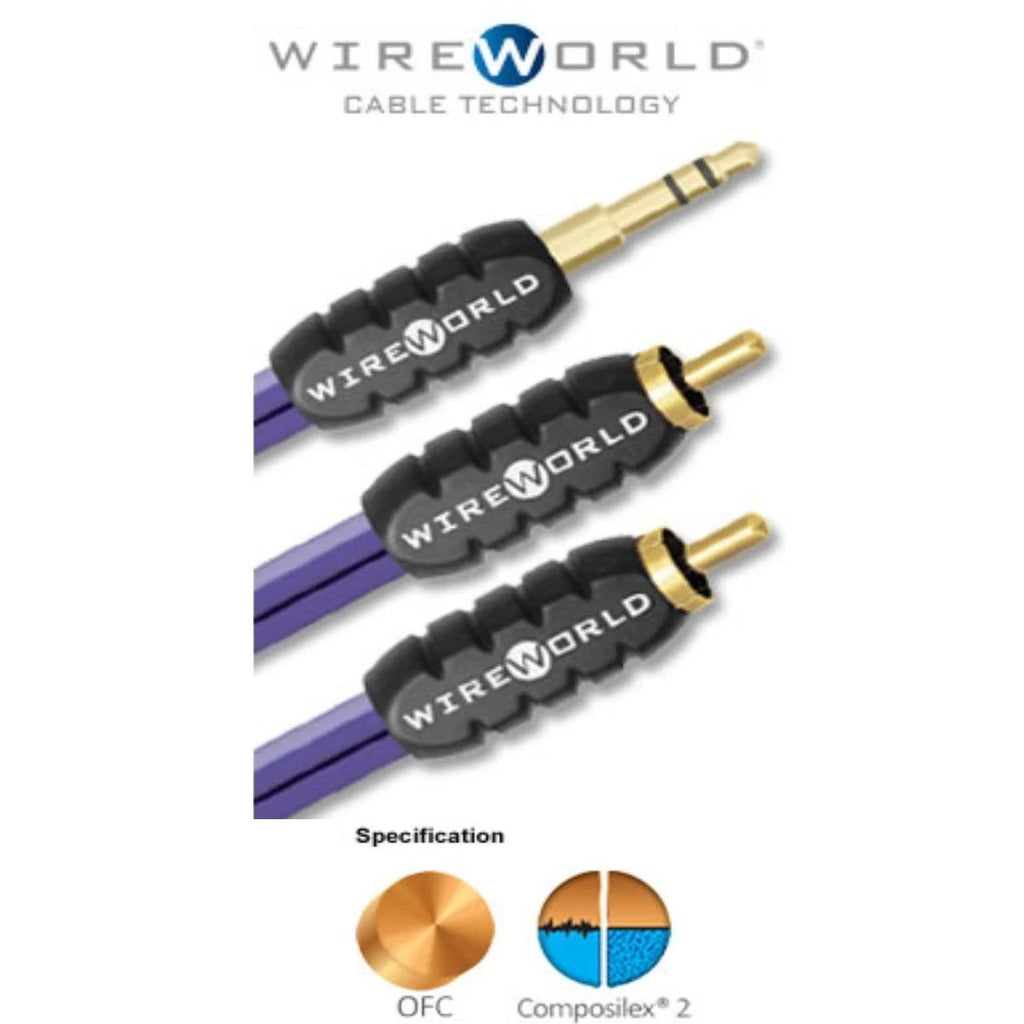 Mini Jack to 2 RCAs Cable Y4588