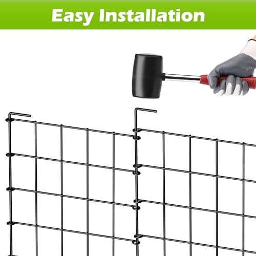 12 Pack 24 in x 13 ft Metal Wire Garden Fence Panels M505