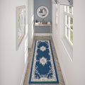 Navy 2'3'' x 7'3'' Runner Area Rug Q881