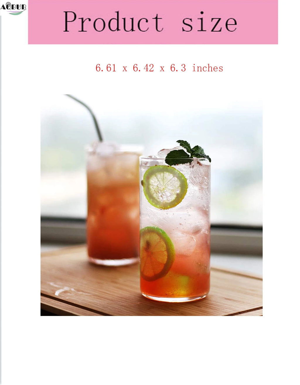 15 oz Drinking Glasses Set O446927