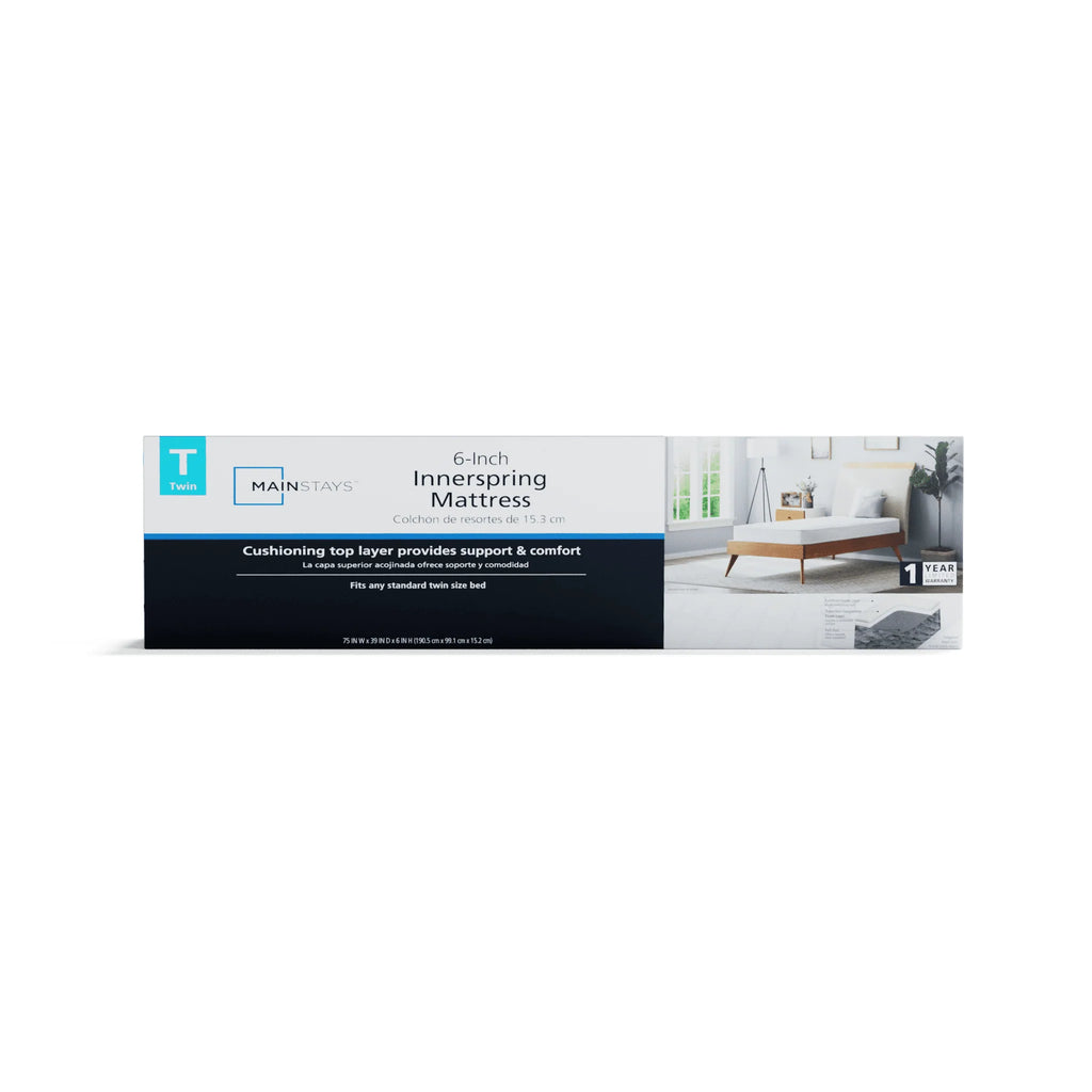 6 Innerspring Mattress, Twin O758