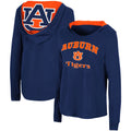 Navy Auburn Tigers Long Sleeve Hoodie E402