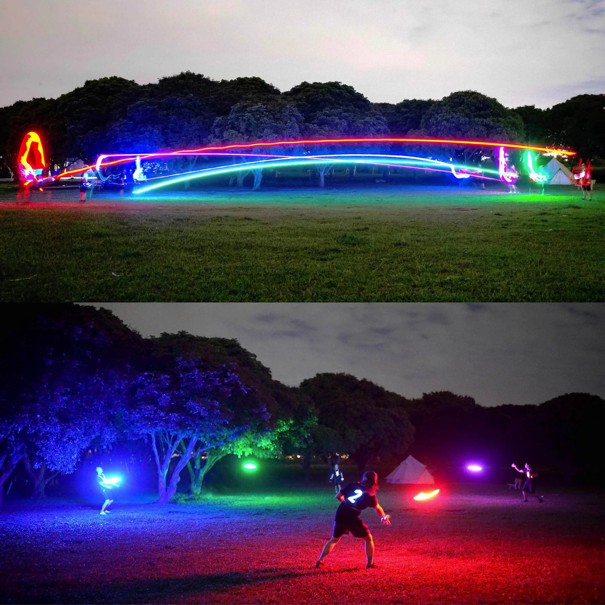 Light Up Flying Disc Rechargeable F385