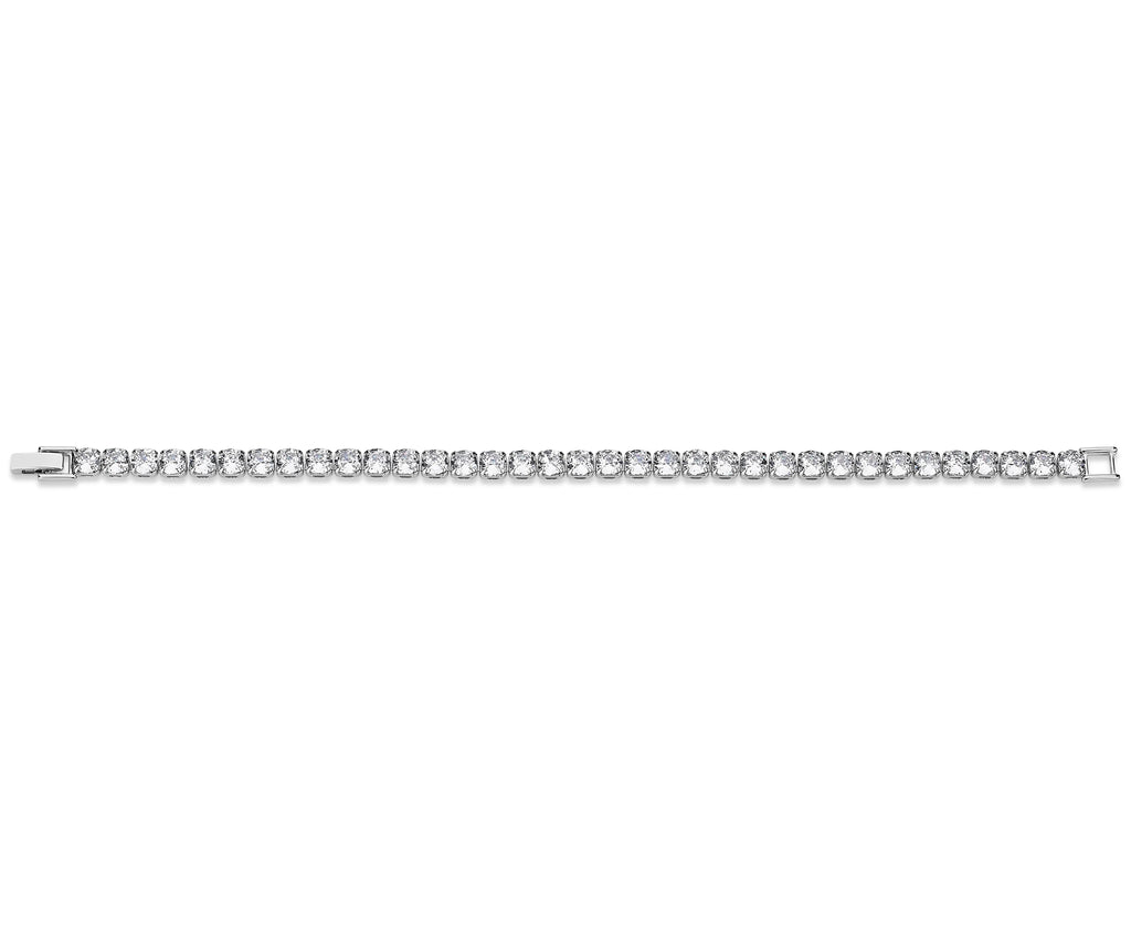 Cubic Zirconia Silver Bracelet C141055