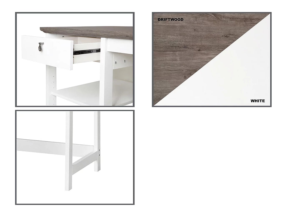 White Writing Desk J89215