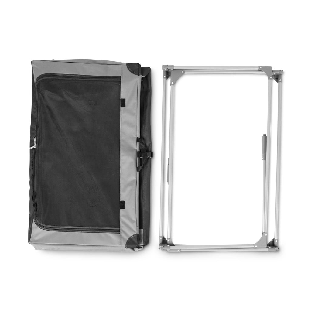 Portable Canvas Dark Grey Dog Crate C882