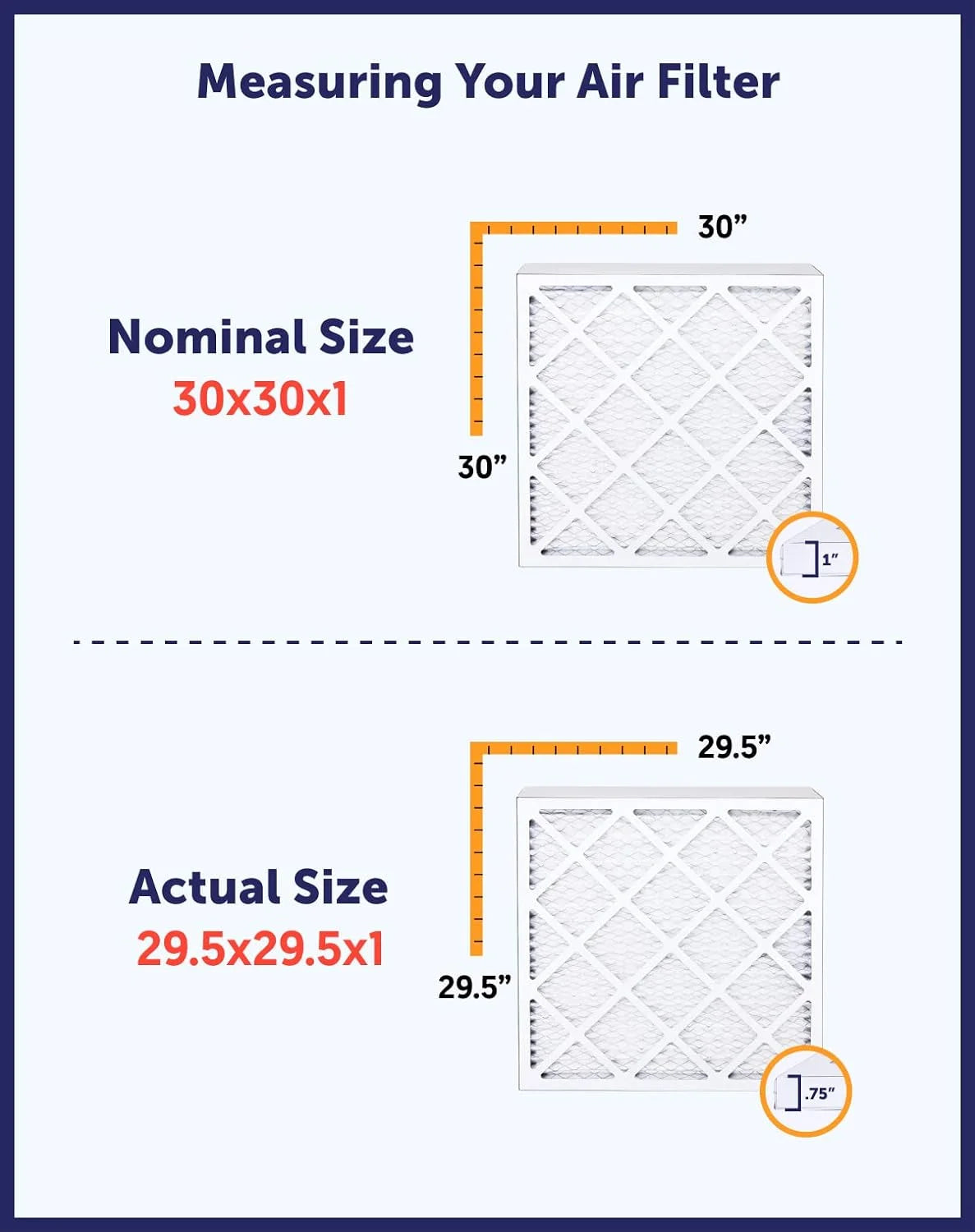 11x66x1 MERV 8 Pleated HVAC Air Filter 4-Pack E635