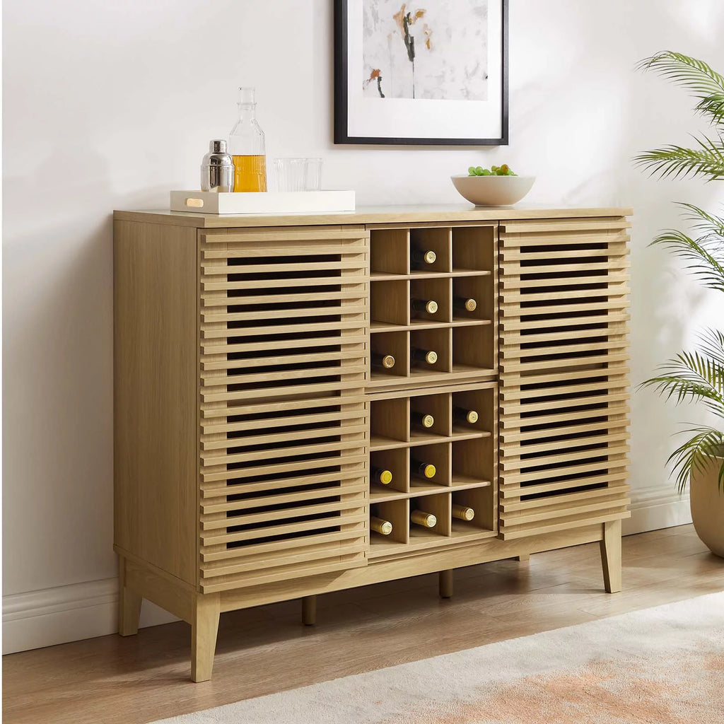 Oak Bar Cabinet O18290