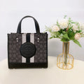 Black Signature Jacquard Tote E565