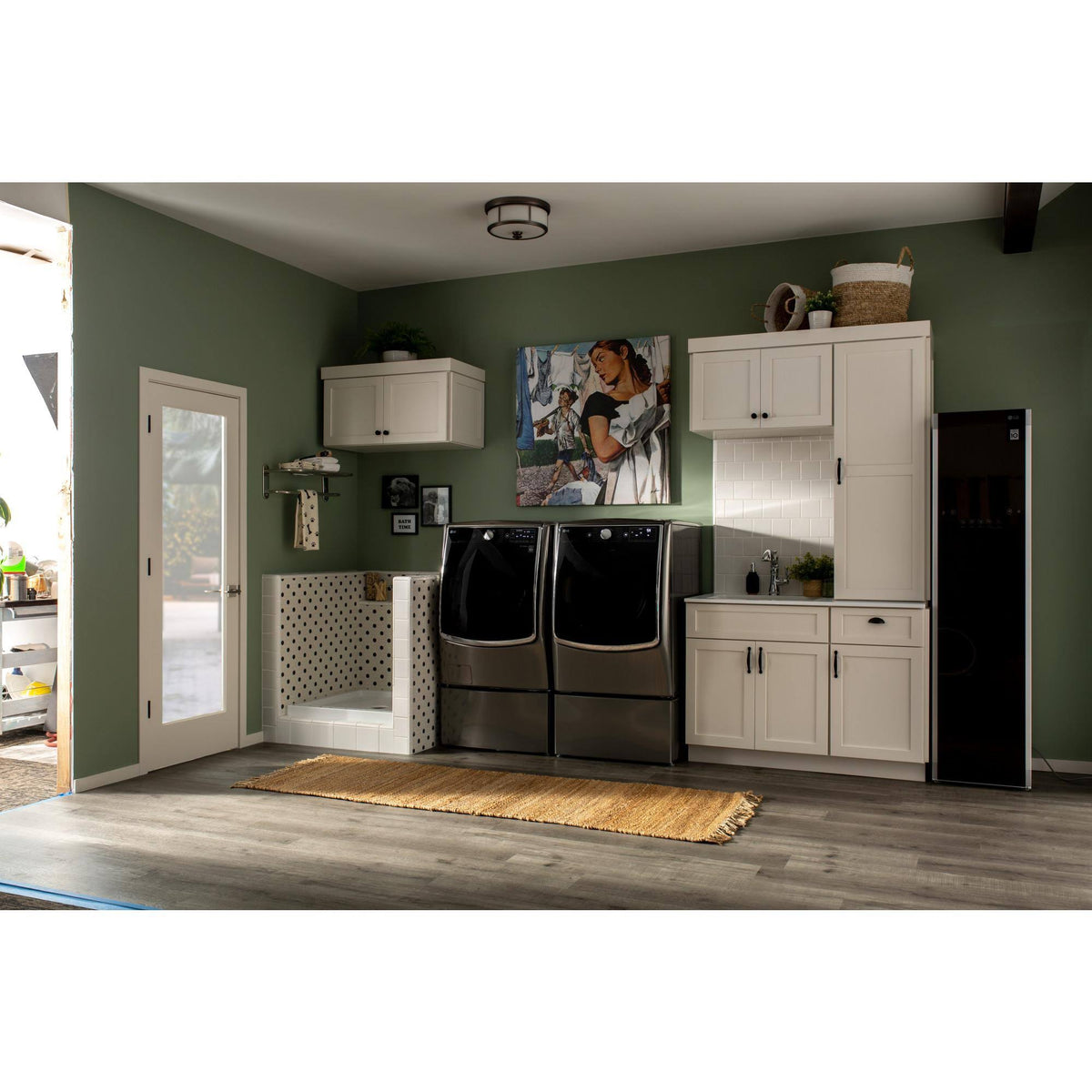 Polished Nickel 2-Light Flush Mount Q6459
