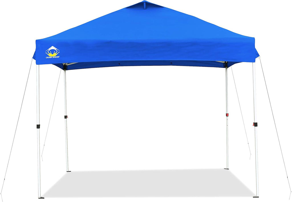 Beige 10x10 Pop Up Canopy with Wheeled Carry Bag P718732